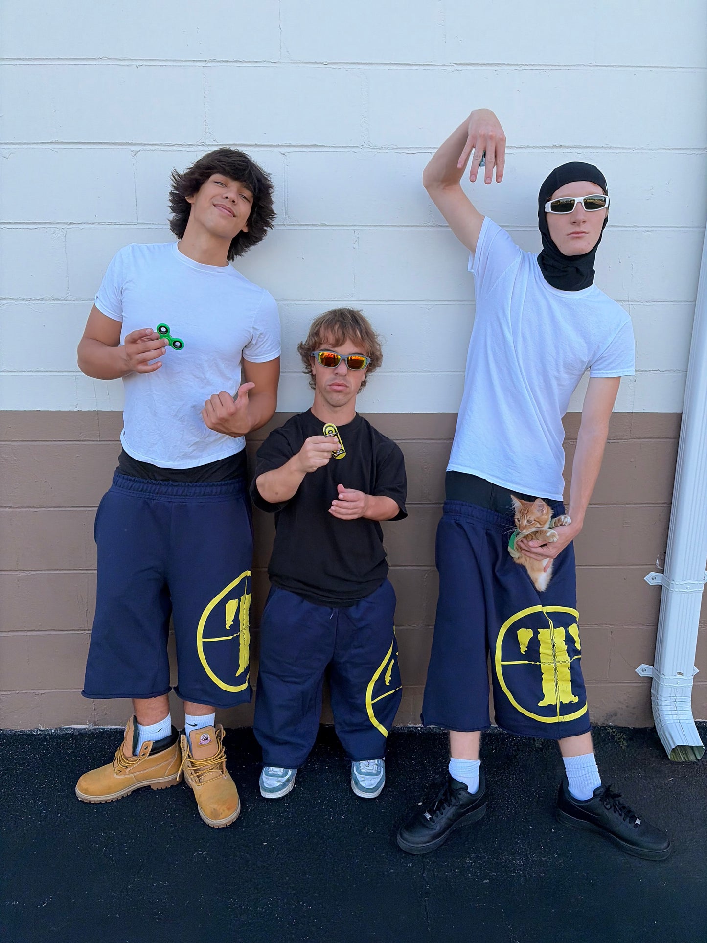 Navy Troops sweatshorts