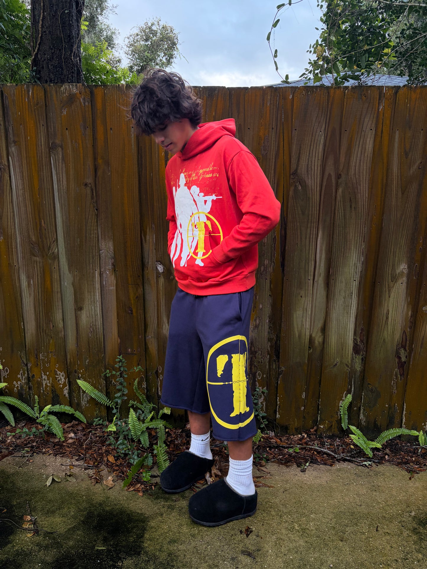 Navy Troops sweatshorts